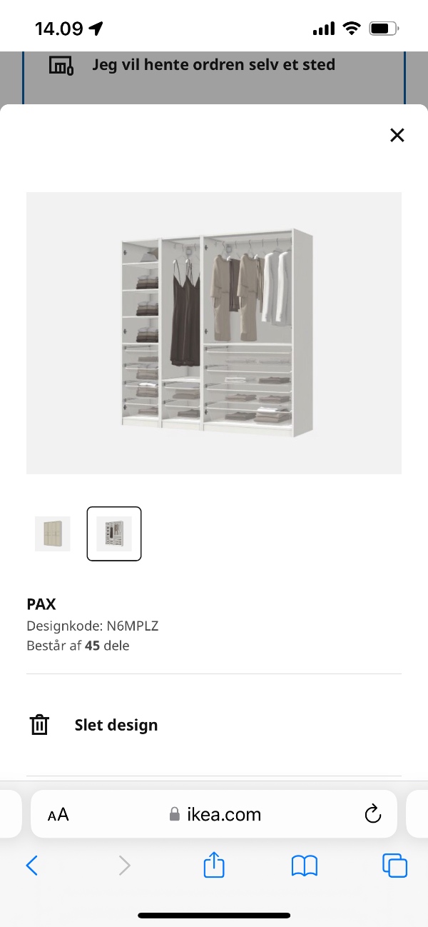 Ikea Pax-skab
