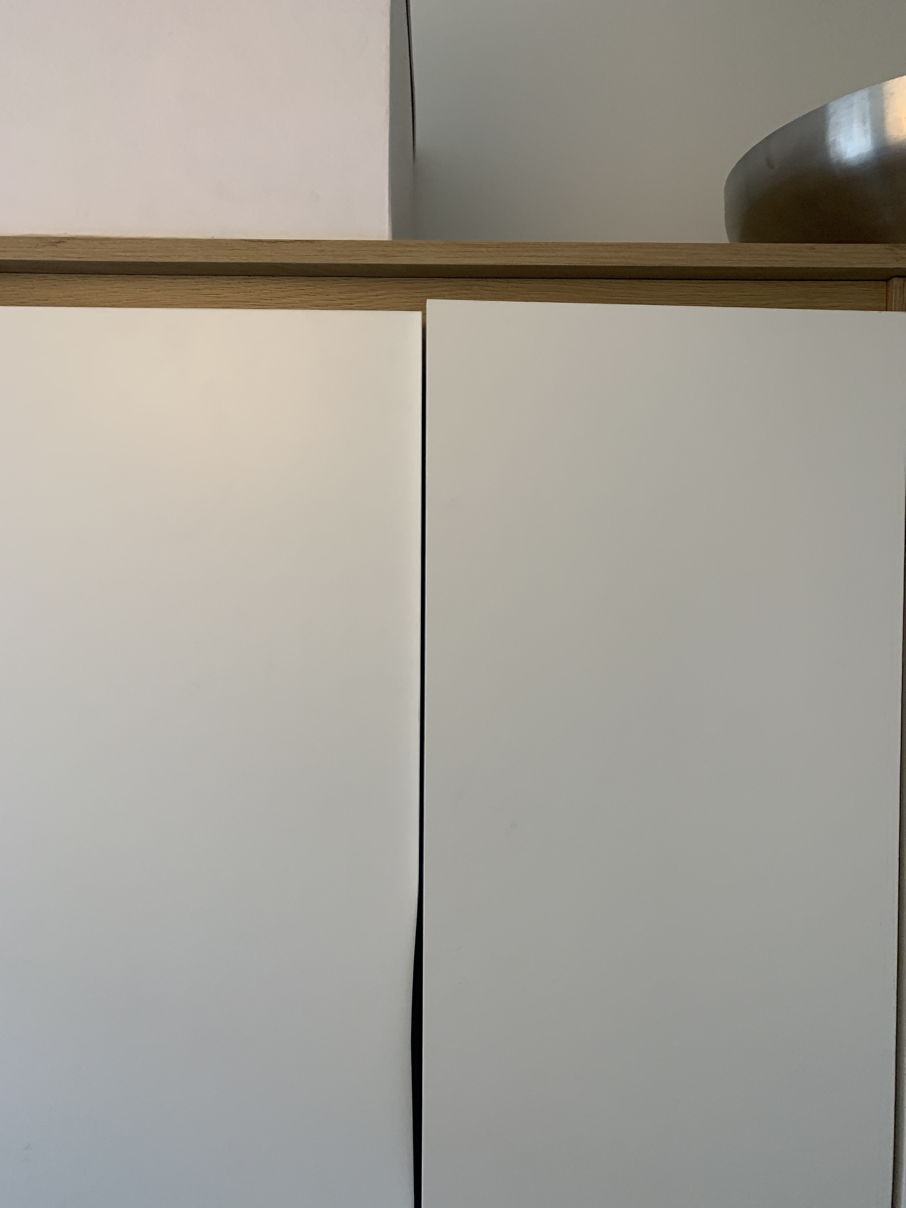 Opsætning af 2 billeder + klapbord + 2 x spejl