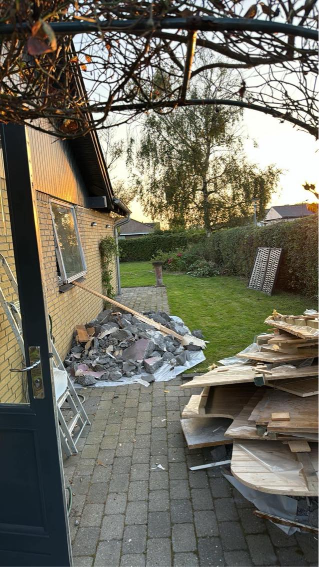 Bortskaffelse af byggeaffald