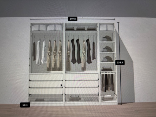 Samling af Ikea pax skab