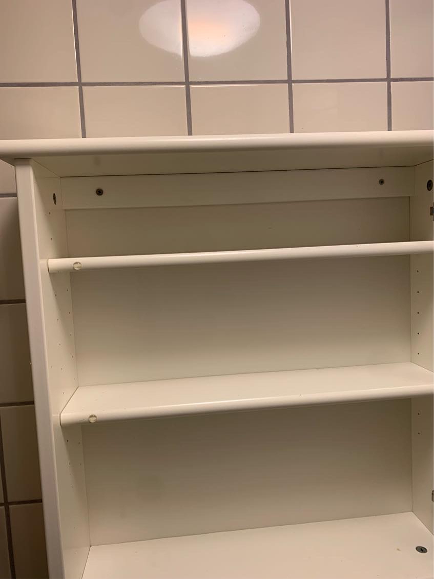 Sætte badeværelsesskab op