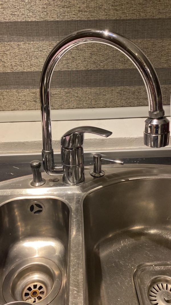 køkkenarmatur skal skiftes