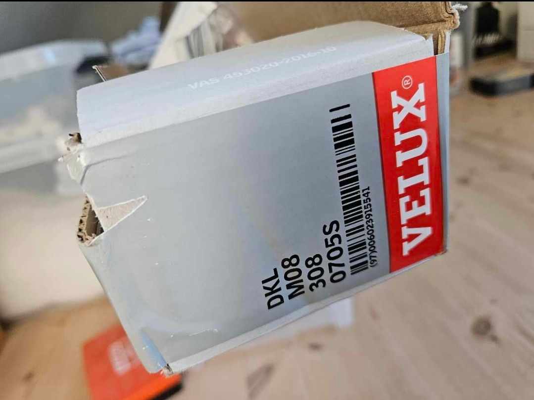 Montering af velux mørklægningsgardin