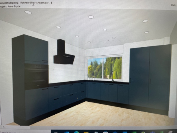 Montering af Designa køkken