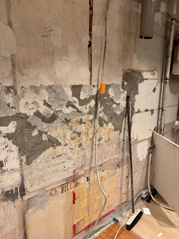 Pudsning af køkkenvægge