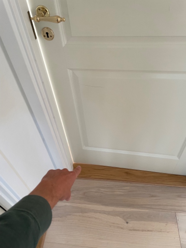 Montering af kattelem i hoveddør + småopgaver