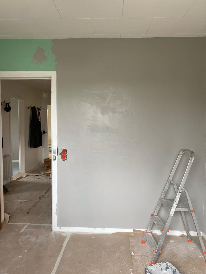 Fuldspartling af vægge