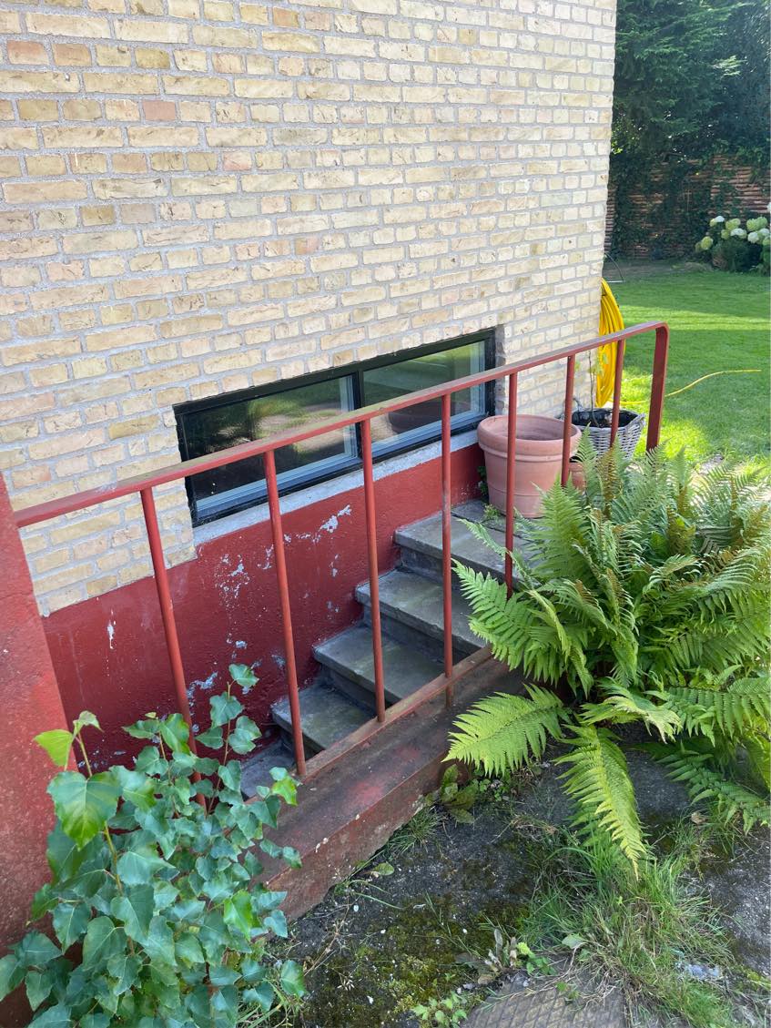 Maling af jern gelænder