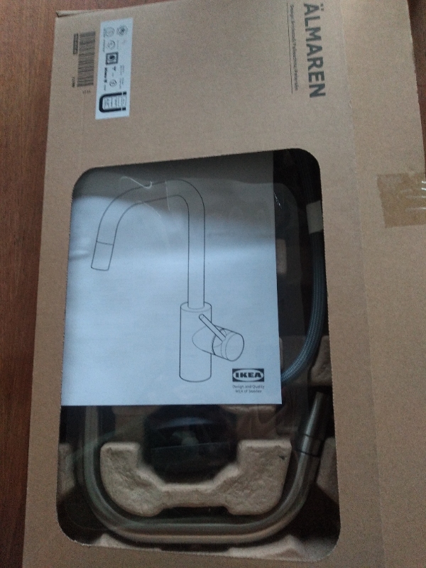 Udskiftning af vandhane ved køkkenvask - har den nye hane