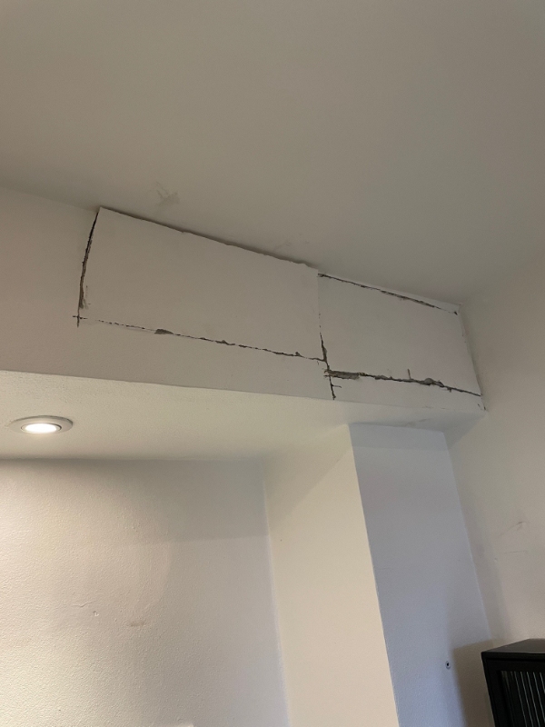 Reparation af gipsvæg