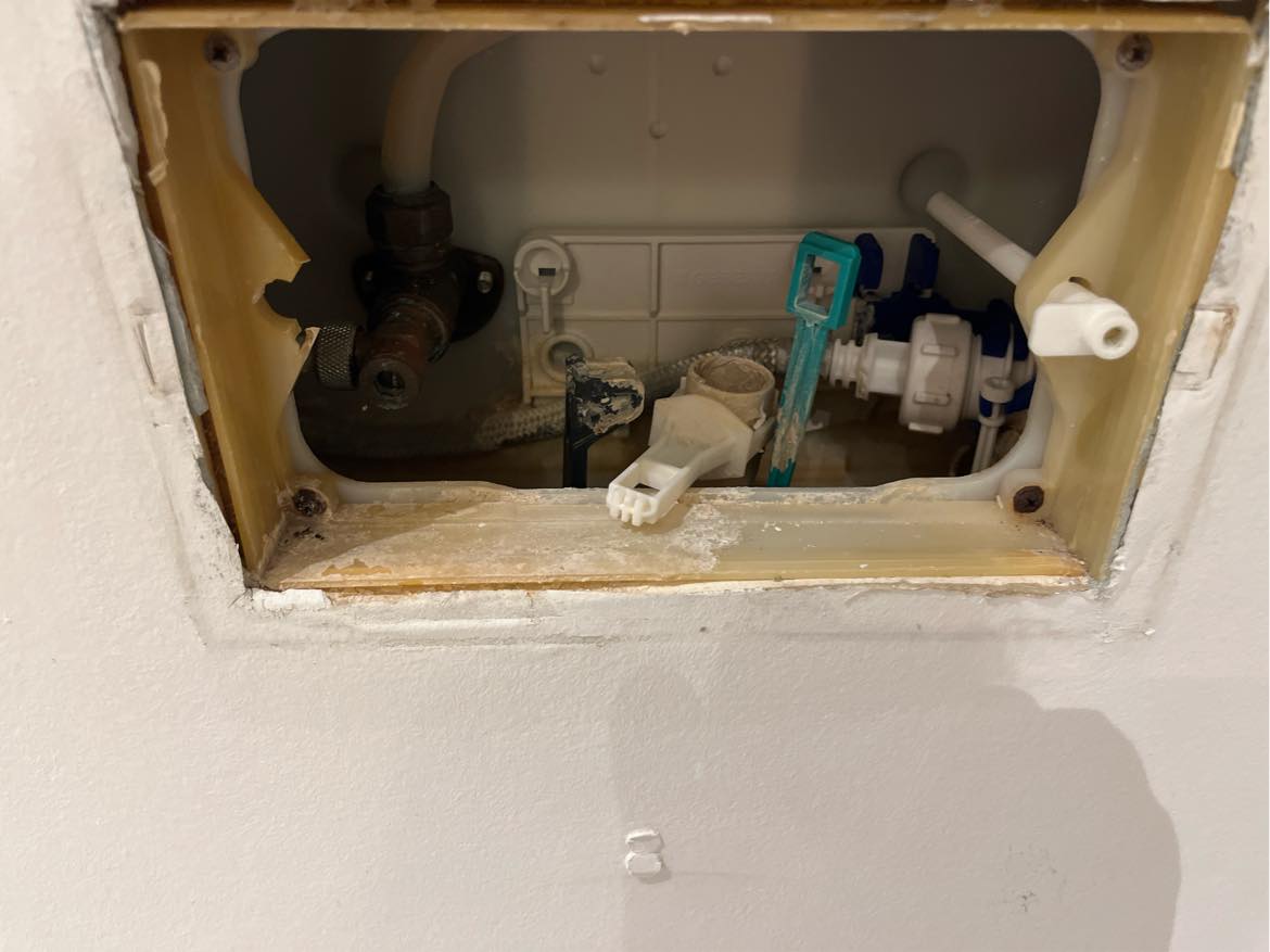 Geberit væghængt toilet løber