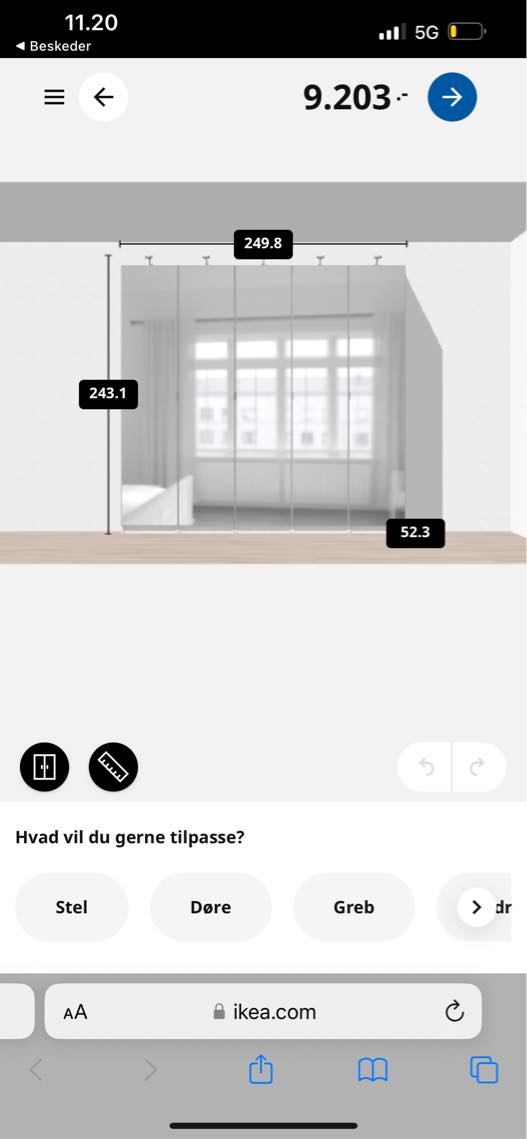Samle ikea skab