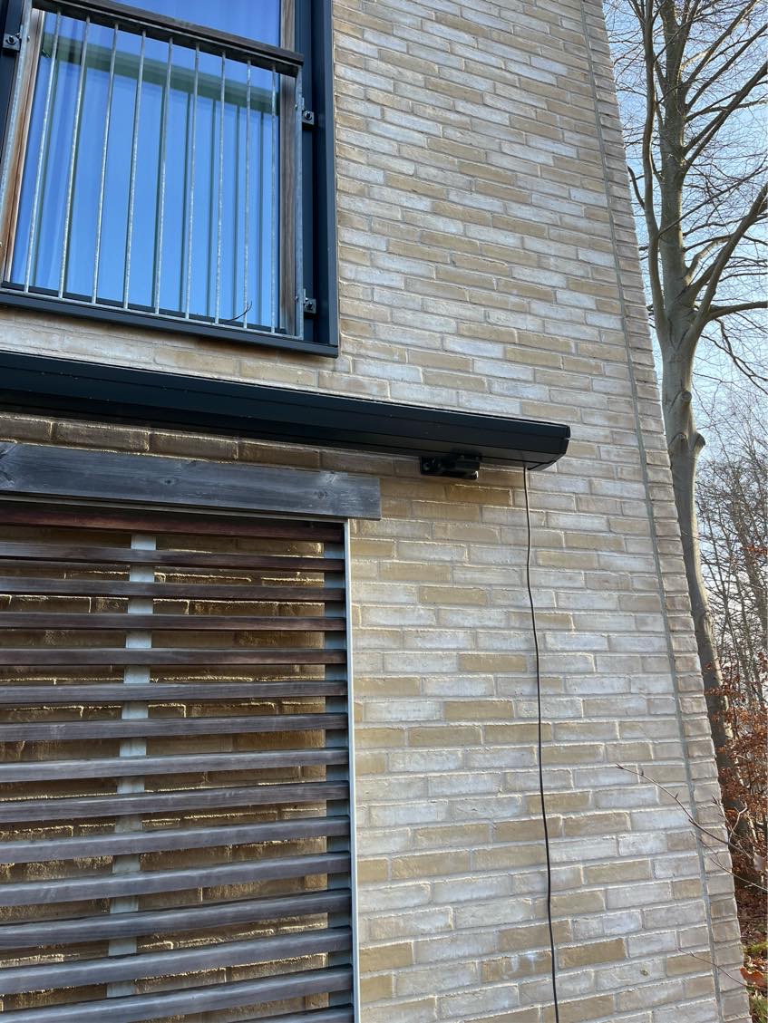 Udendørs el-stik, så min ny opsatte markise, kan få strøm