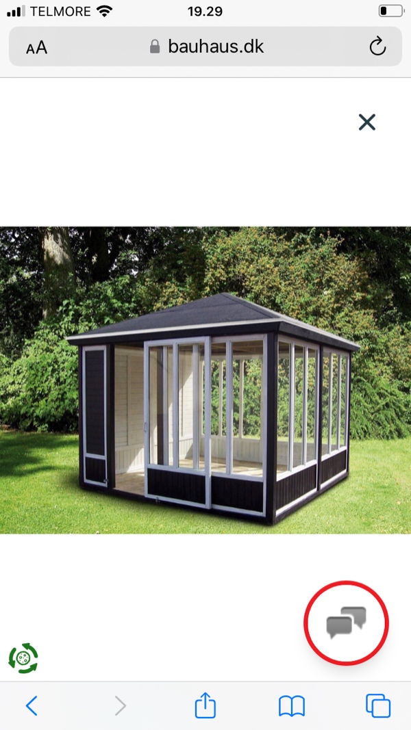 Samling af pavillion