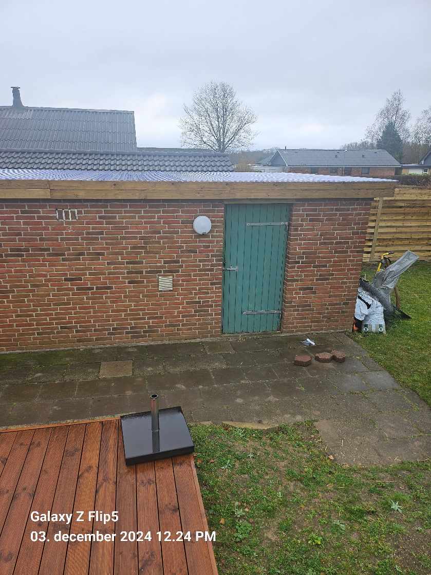 Garage stål tag