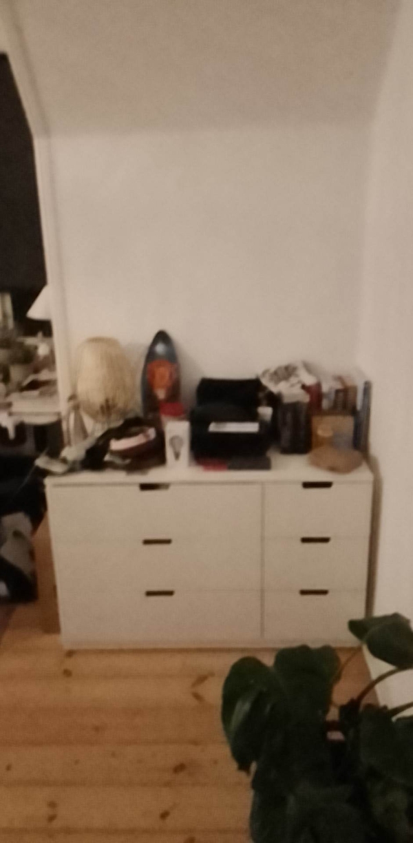 skab i skunk i en lejlighed