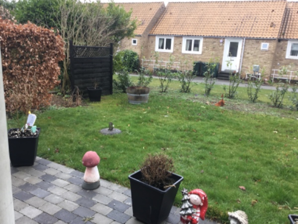 Anlæg af græsplæne og kabelrende