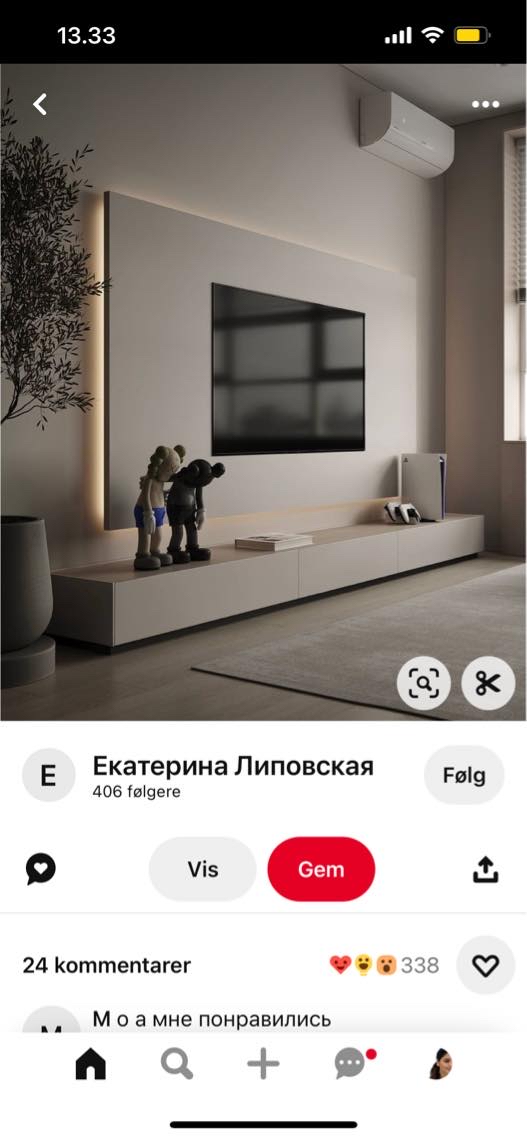 Sætte en plade op på væggen