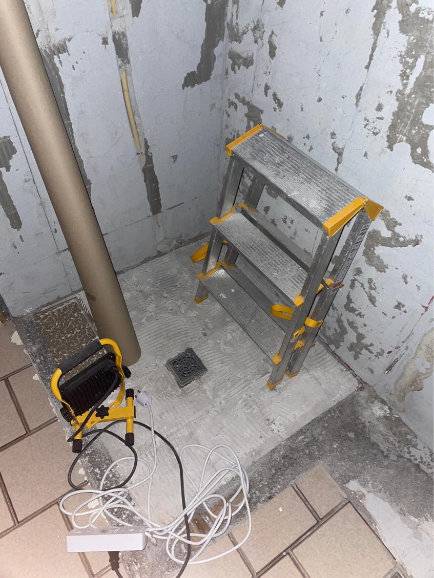 Murearbejde - renovering badeværelse