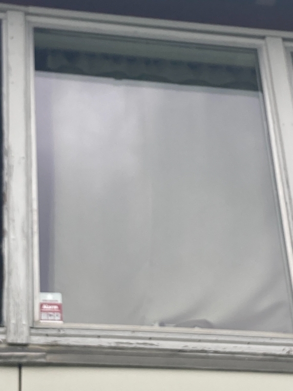 Vinduer på 1. sal males udvendigt