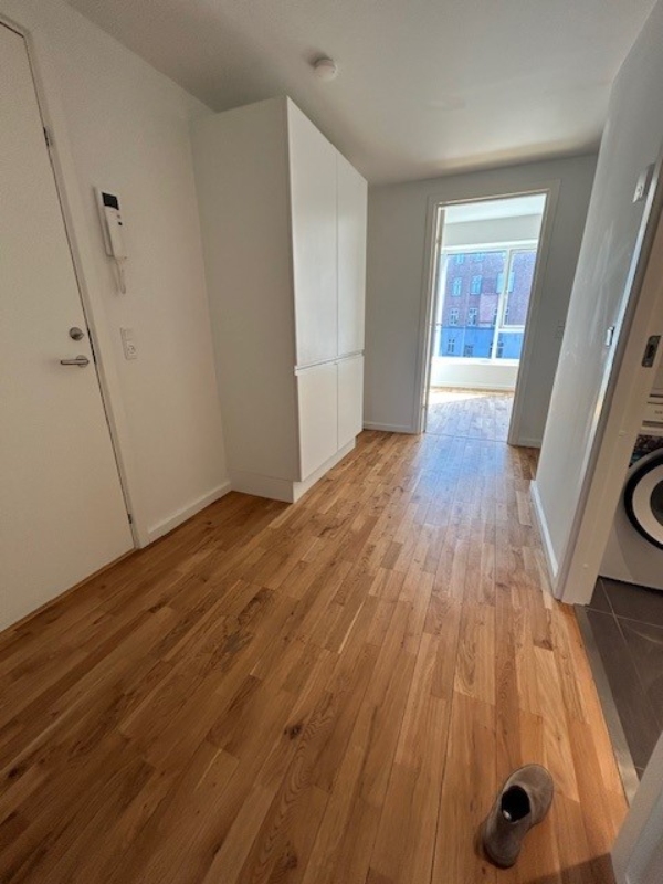 Opsætning af reoler og lamper i betonvægge