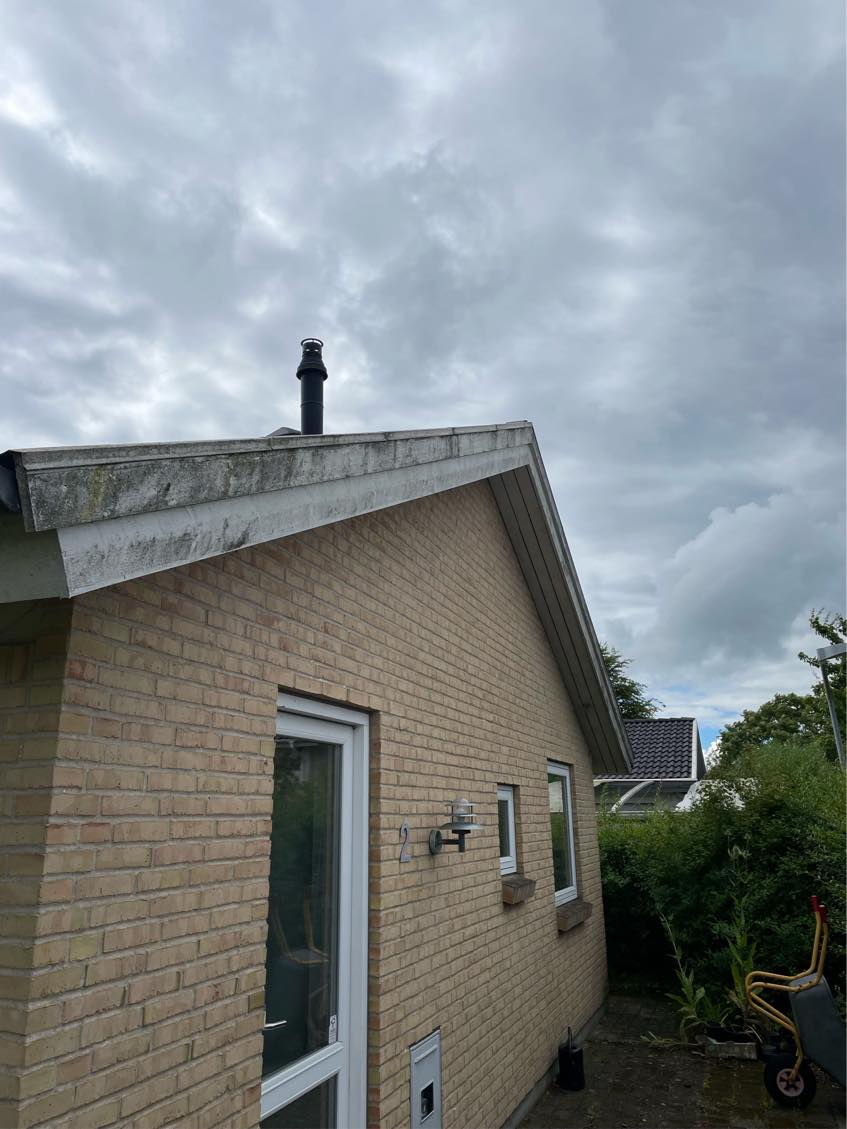 Maling af vindskeder gavle