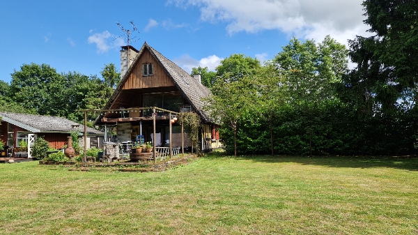 Malet facaderne på vores hus