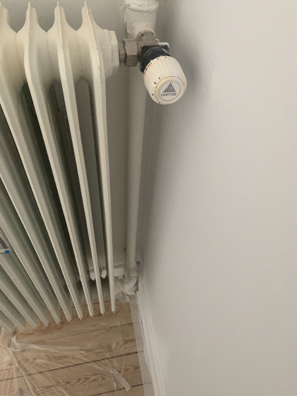 Montering af ny radiator