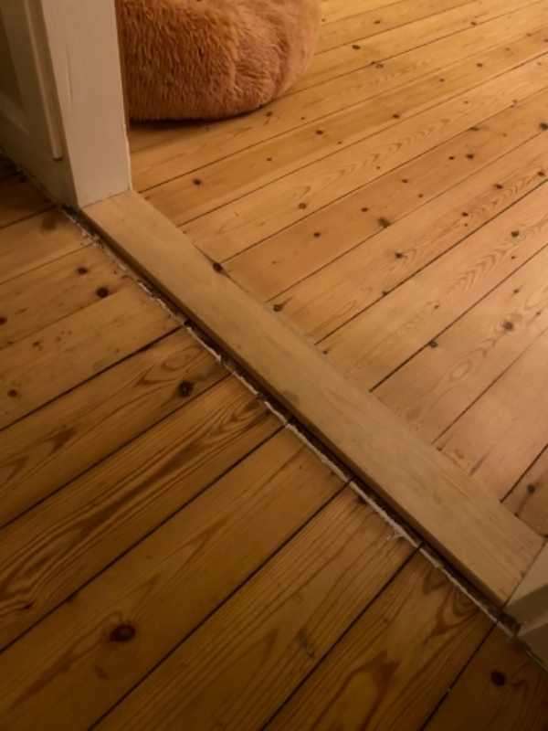 Dørtrin og gulvslibning