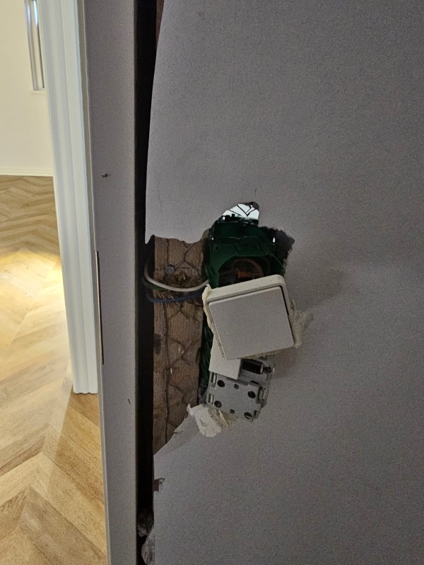 Fyldning før tømrerarbejde