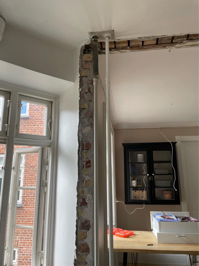 Pudse vægge og loft