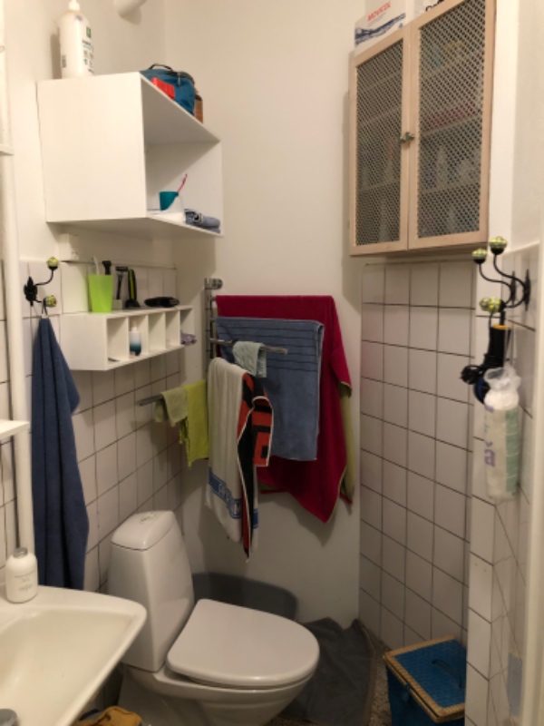 Mindre renovering af badeværelse
