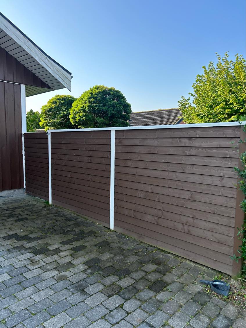 Udvendig maling af træhus