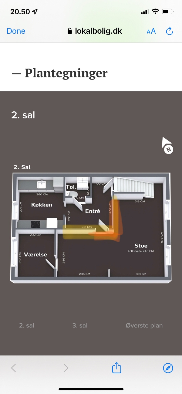 Vurdering af væg om den kan rives ned