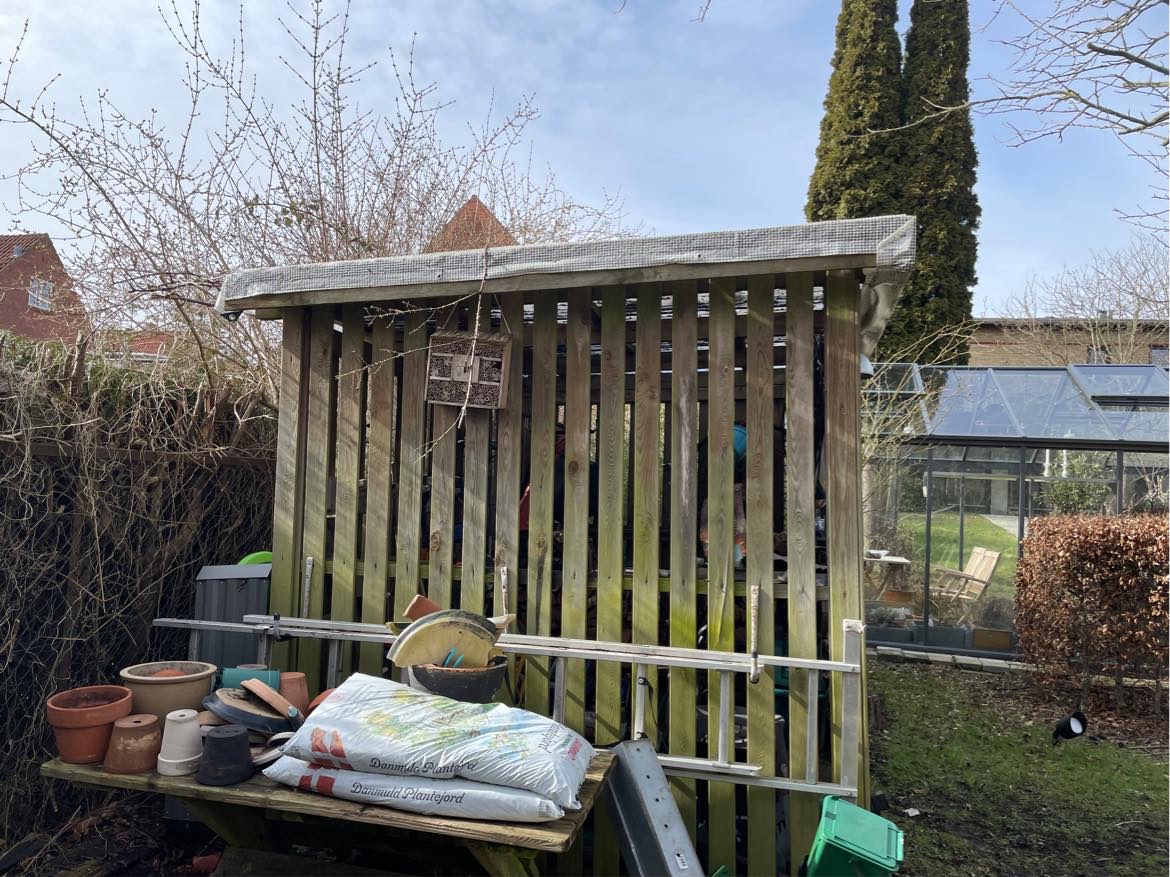 Nyt Tag på haveskur