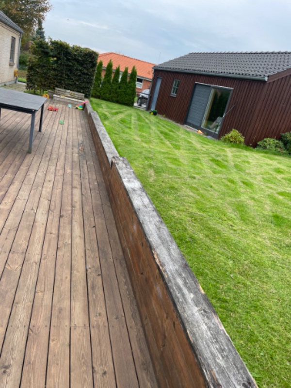 Udskiftning af brædder på terresse