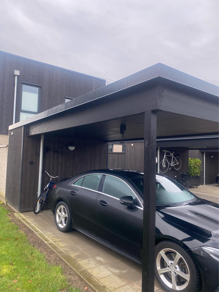 Maling af rækkehus 1 sals højde samt skur/carport