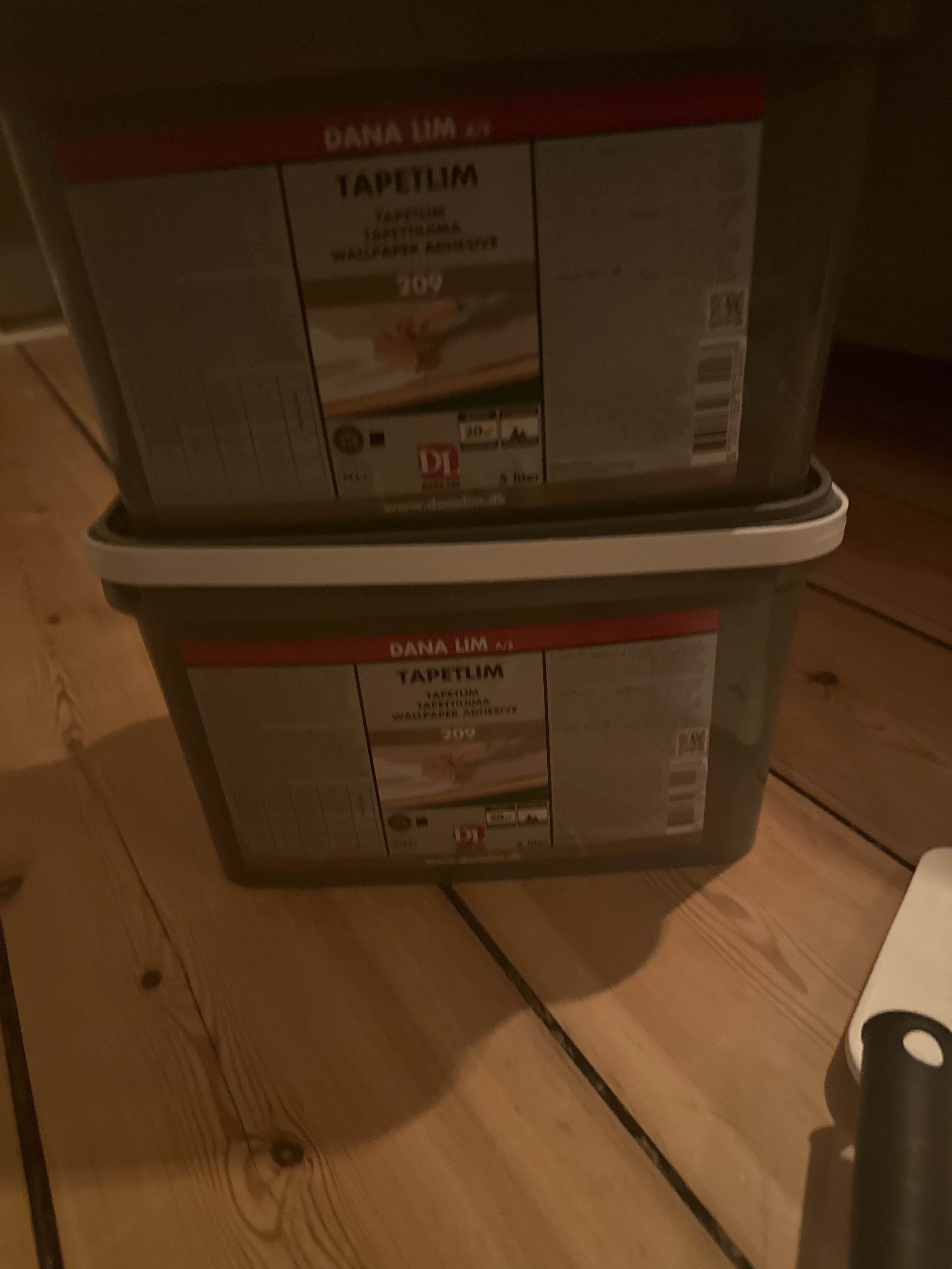 Tapetsering af en væg