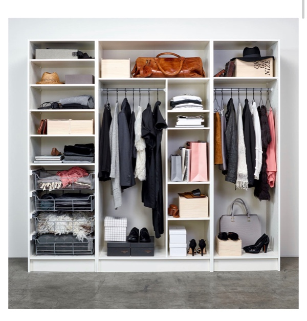 Byg selv garderobeskab - uden låger 