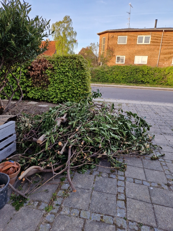 Afhentning af haveaffald og lidt andet affald