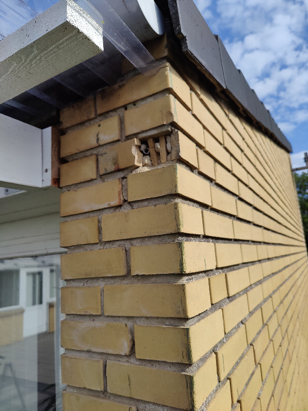 Udskiftning af mursten