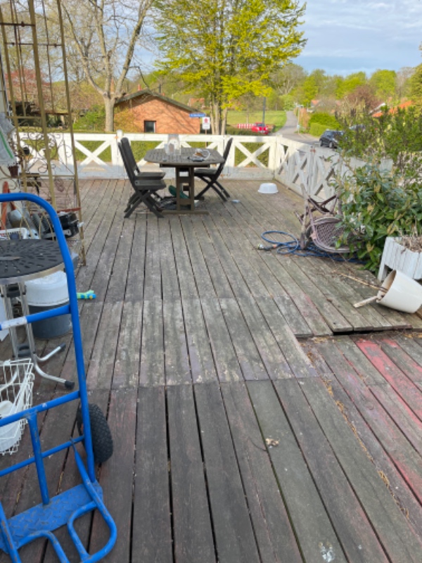 Renovering af træterasse