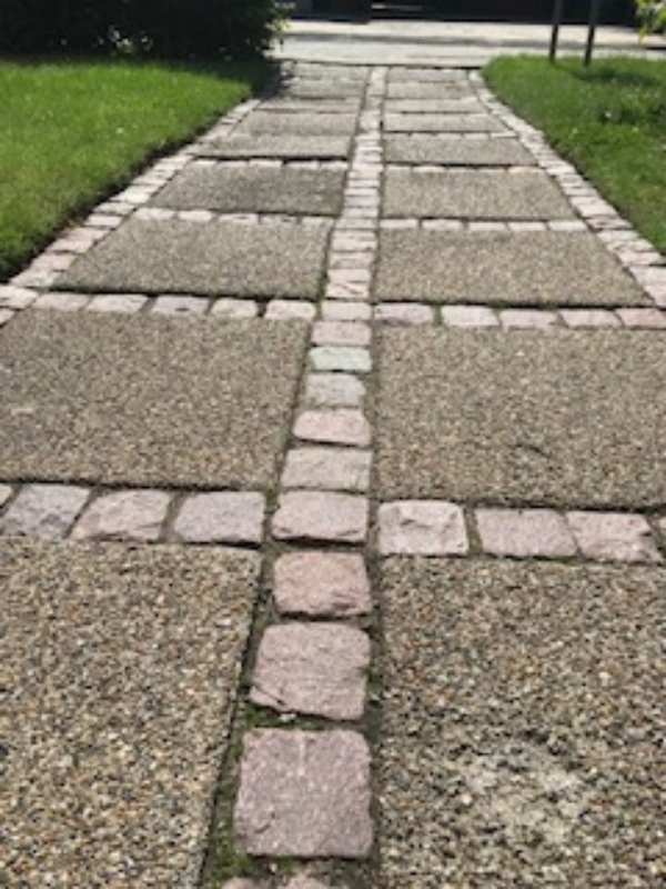 Afretning af indgangsparti