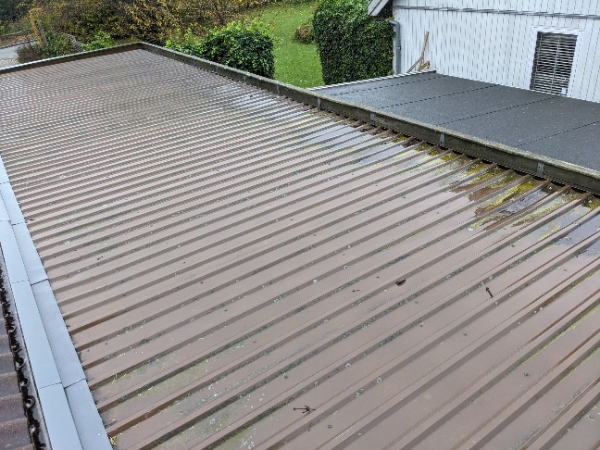 Skift af tag på carport