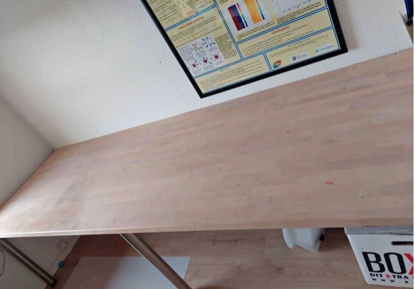 Hente en bordplade på 3 meter, kør fra Hadsten til Horsens