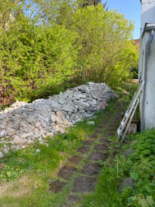 Fejre 60m2 opbrækket beton