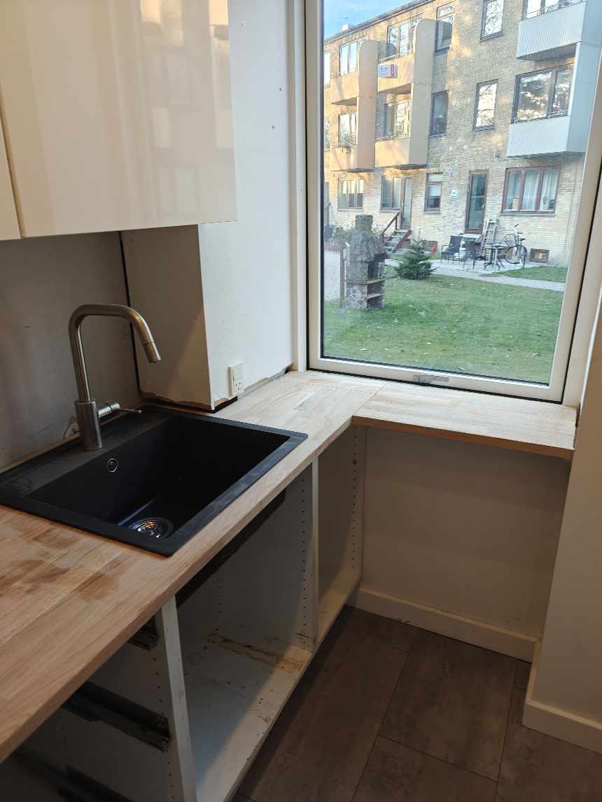 Skåret fliser til "Backsplash"