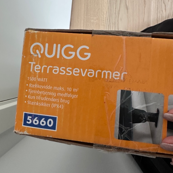 Samling af el-terrassevarmer