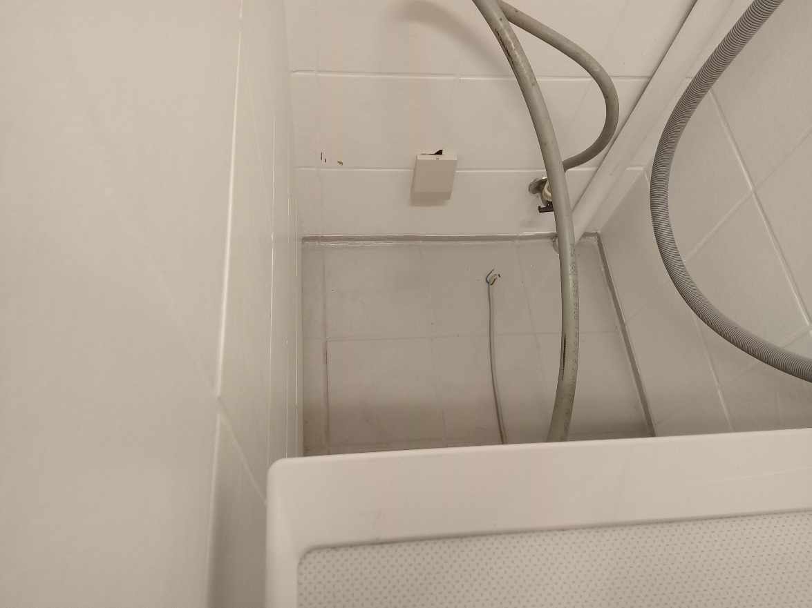 Installation af vaskemaskine og tørretumbler, El-delen.