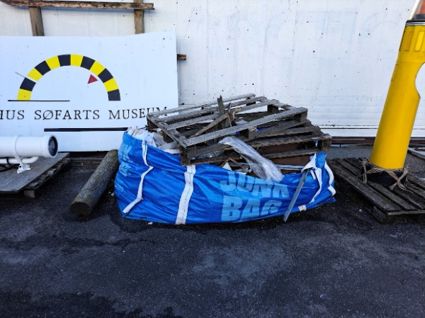 Afhentning af storskrald v. Aarhus Søfartsmuseum